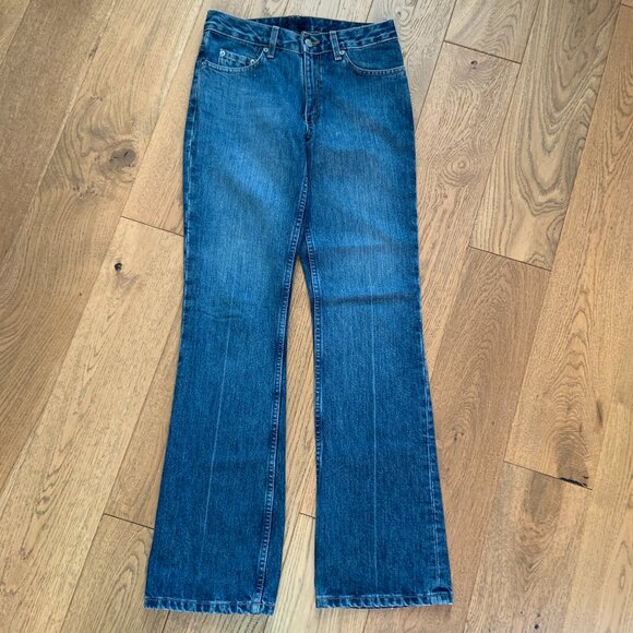 Banana Republic Blue Boot Cut Jeans Size 0L - Picture 1 of 8